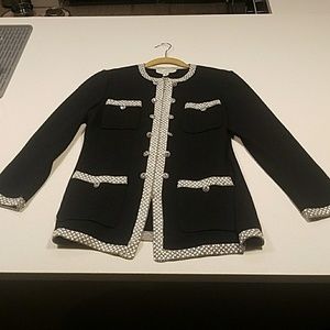 St John zip up sweater jacket